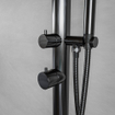 Fortifura Outdoor Original Buitendouche - RVS 316 - handdouche - wandmodel - Geborsteld Gunmetal PVD TWEEDEKANS OUT14586