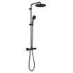 Grohe Tempesta system 250 Douche pluie - rond - avec robinet thermostatique - Noir mat SW1077359