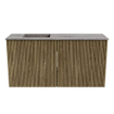 Mondiaz JOYA-DLUX Meuble de toilette 80cm - couleur Dusk - Vasque FAYE position Gauche Sans trou de robinet couleur Oza SW1425978