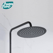 FugaFlow Efficiente Sobrado ensemble de douche à effet pluie avec thermostat douche de tête 30cm douchette à main 3 positions noir 110cm SW1123804