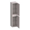 BRAUER Joy Wavy Armoire haute - 160x35x35cm - 1 porte - ouvrant à gauche ou à droite - sans poignée - sable mat SW1201329