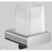 Geesa Shift Zeepdispenser 200 ml Chroom met gesatineerd glas SW641360