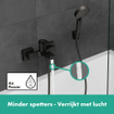 Hansgrohe Vernis Robinet de baignoire avec levier mat noir SW651994