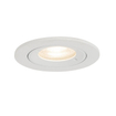 QAZQA Xena Spot encastré - 8x8cm - IP44 - rond - blanc mat SW1187249