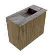 Mondiaz JOYA-DLUX Meuble de toilette 50cm - couleur Dusk - Vasque FAYE position Droite 1 trou de robinet couleur Sombra. SW1426115