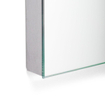BRAUER Exclusive Line Clock Spiegel - 160x70cm - verlichting - klok - aluminium SW8490