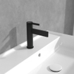 Villeroy & Boch Dawn ensemble de robinet à une poignée - noir mat SW974113