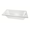 Xenz Bodysize Ligbad - 180x90x48 - afvoer uiteinde - acryl - wit SW103420