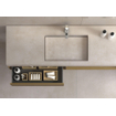 Terravito Urbano wand- en vloertegel - 60x60cm - 10mm - Vierkant - Betonlook - Creme mat SW359682
