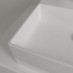 Villeroy & Boch Memento 2.0 Lavabo à poser 50x42x14cm avec trou pour robinet sans trop-plein Ceramic+ Blanc SW156559