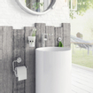 Smedbo Home Toiletrolhouder - zonder klep - chroom SHOWROOMMODEL SHOW26298