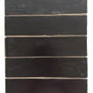 Cifre Ceramica Colonial wandtegel - 7.5x30cm - 8.6mm - Rechthoek - Zwart mat SW359849