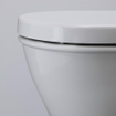 Duravit Darling New Starck 2 lunette de toilette avec fermeture amortie Blanc 0295675