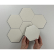 Terravito Bereno wand- en vloertegel - 15x17cm - 9mm - Zeshoek - Ivoor mat SW476708