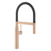 GROHE Essence nouveau robinet de cuisine 1 trou avec douchette professionnelle auto avec inverseur douchette chaude coucher de soleil brossé SW354708