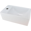 Wiesbaden Rhea XXS lavabo suspendu gauche 30,5 x 18 x 11 cm céramique brillant blanc SW10642