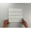 Terravito Pavero wandtegel - 7.5x30cm - Rechthoek - 8.6mm - White glans SW303631