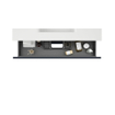 Adema Chaci Badkamermeubelset - 100x46x57cm - 1 keramische wasbak wit - 1 kraangat - 2 lades - rechthoekige spiegel - mat zwart SW816527
