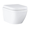 Grohe Rapid SL Pack de toilette avec réservoir encastrable, cuvette en céramique et plaque de commande chrome SW489915