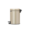 Brabantia Newicon poubelle à pédale3 litres avec seau intérieur en plastique champagne SW538277