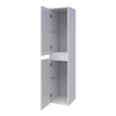 BRAUER Nexxt Badkamerkast - 160x35x35cm - 2 greep - loze links/rechtsdraaiende deuren - MDF - hoogglans wit SW370915