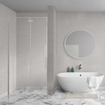 Aqua Vista Oria Linea nisdeur - 100x200cm - incl. montageset - Geborsteld rvs SW1244175