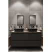 HCK Miroir Deco Arrondi Noir 40x55cm 3cm SW1102386