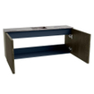 Mondiaz JOYA-DLUX 100cm meuble de salle de bains - couleur Shadow - Vasque FAYE position Milieu Sans trou de robinet couleur Sombra. SW1425217