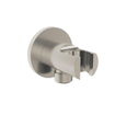 Wiesbaden UniMatch coude mural avec support de douchette rond 1/2" acier brossé PVD SW62578