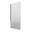Plieger Panorama paroi de douche 6mm 98/100x200cm fixation incluse sans barre de fixation murale chrome 0983724