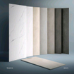 Zenon Essenza Panneaux muraux- 280x120cm - PPVC - ensemble de 2 - Ego Blanc SW1122438