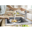 Hansgrohe Zesis M33 Mitigeur de cuisine - 15cm - monotrou - CoolStart - EcoSmart - 1jet - chrome SW1077754