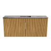 Mondiaz JOYA-DLUX 90cm toiletmeubel - kleur Oak - Wastafel FAYE positie Midden Zonder kraangat kleur Sombra. SW1424265