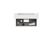 Saniclass Chacito Ensemble meuble de salle de bains - 60x40x55cm - peu profond - 2 tiroirs - sans poignées - lavabo blanc brillant - 1 trou de robinet - blanc mat SW1440717