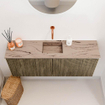 Mondiaz JOYA-DLUX 100cm toiletmeubel - kleur Dusk - Wastafel FAYE positie Midden Zonder kraangat kleur Arena. SW1425774