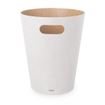 Poubelle Umbra Woodrow - 23x23x28cm - 7,5 litres - blanc/naturel SW539618