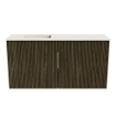 Mondiaz JOYA-DLUX 80cm toiletmeubel - kleur Shadow - Wastafel FAYE positie Links Zonder kraangat kleur Meli. SW1424897