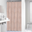 Sealskin Brave Rideau de douche 180x200 cm PEVA Rose foncé / Blanc SW699497