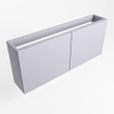 Mondiaz FOWY Meuble sous lave-mains - 90x22x50cm - 2 portes - push to open - softclose - Cale SW1016860