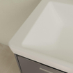 Villeroy & Boch Subway 3.0 Lavabo - 650 x 470 x 165 stone white mat (blanc) CeramicPlus - avec trop-plein SW701565