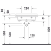 Duravit Starck 3 lavabo 70x54,5cm 1 trou de robinet trop-plein blanc 0316318