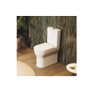 QeramiQ Winner Pack WC sur pied - 36.6x64.4x87.7cm - rehaussé de 6cm - sans bride - avec réservoir - abattant softclose - céramique - Blanc brillant SW1030605