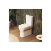 Sanindusa Winner toiletset - 36.6x64.6x87.7cm - staand - verhoogd 6cm - spoelrandloos - duoblok reservoir - softclose - keramiek - glans wit SW1030605