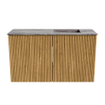 Mondiaz JOYA-DLUX 70cm meuble de salle de bains - couleur Oak - Vasque FAYE position Droite Sans trou de robinet couleur Sombra. SW1424256