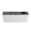 MONDIAZ TURE-DLUX meuble WC 120 cm Cale. EDEN lavabo Lava position droite. Avec 1 trou de robinet. SW1103698