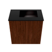 Mondiaz JOYA 40cm toiletmeubel - kleur Ruby - Wastafel FAYE positie Rechts Zonder kraangat kleur Urban. SW1421798