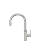 Quooker Flex Round kokendwaterkraan - draaibare & uittrekbare uitloop - Combi+ reservoir - Warm / kokend water - RVS SW107289