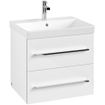 Villeroy & Boch Avento meuble sous lavabo 567x520x447 avec 2 tiroirs crystal blanc SW59894