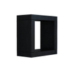 Arcqua Living Meuble haut - 30x15x30cm - - sans poignée - panneau de particules mélaminé - chêne noir SW909451