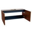 Mondiaz JOYA-DLUX 100cm meuble de salle de bains WC - couleur Ruby - Vasque FAYE position Milieu Sans trou de robinet couleur Saba. SW1425600